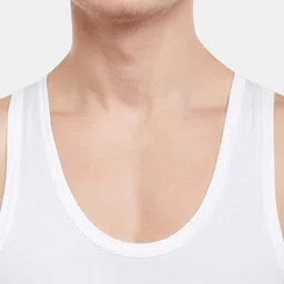 CAVENDERS White Cotton Innerwear Vests-image-56
