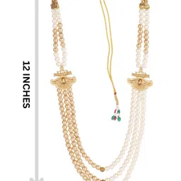 JIYANSHI FASHION Gold-Plated Beaded Layered Necklace image 2