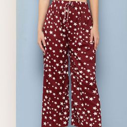 BAESD Women Printed Flared Handloom Palazzos-image-70