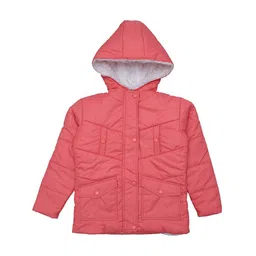 White Snow Girls Quilted Jacket with Embroidered-picture-17