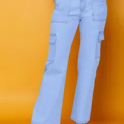 DressBerry Women Bootcut High-Rise Light Fade Stretchable Jeans-image-53