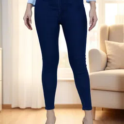 FIREAGE Women Frisky Slim Fit High-Rise Stretchable Jeans-image-60