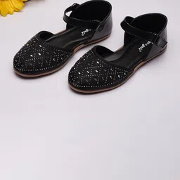 BOYZ N GALZ Girls Embellished Party Mules Flats-20