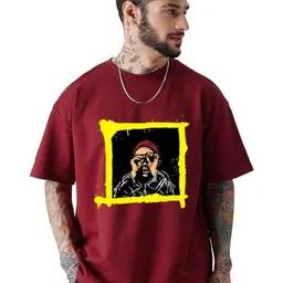 f Gallery Men Printed Drop-Shoulder Sleeves T-shirt-image-60
