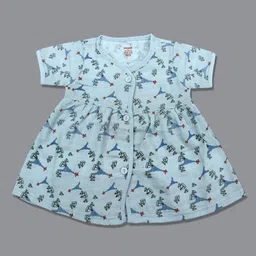 Born Babies Print Organic Cotton A-Line Dress-picture-26