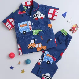 The Magic Wand Boys Pure Cotton Printed Night suit-image-18