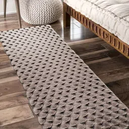 OBSESSIONS Beige Rectangle Bed Runner-44