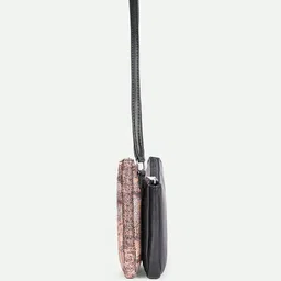 ZOUK Women Abstract Printed Baguette Shoulder Bag - Ladakh Impasto image 4