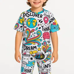 Sagar Impex Kids Printed T-shirt with Trousers-picture-23