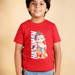 PRABHUBHAKTI Kids Bio Finish Applique T-shirt-image-62