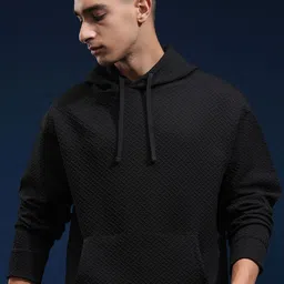 HIGHLANDER Men Self Design Hooded Pullover Sweatshirt-picture-55