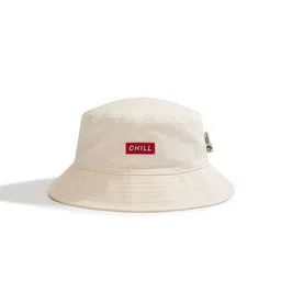 Urban Monkey Unisex Off White Chill Bucket Hat-image-81