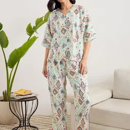 July Women Printed Night suit-picture-56
