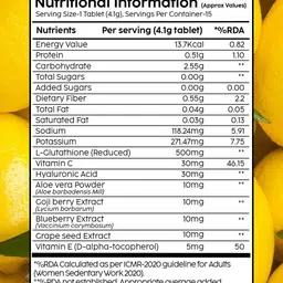 PLIX THE PLANT FIX Set of 4 Glowy Skin Glutathione Skin Tablets - 15 Tablets Each - Lemon image 4
