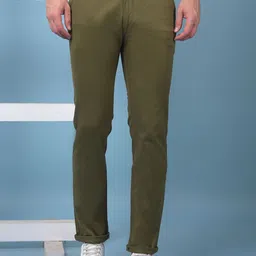 Canary London Men Smart Slim Fit Wrinkle Free Chinos Trousers-image-95