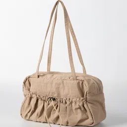 RAVE Structured Shoulder Bag with Fringed image 4