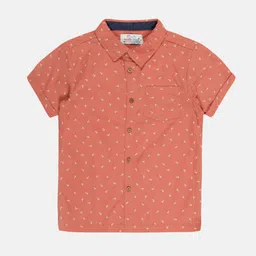 YOUNG BIRDS Boys Opaque Printed Casual Shirt-image-78