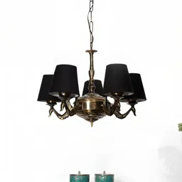 Devansh Black & White Ceiling Lamp-picture-24