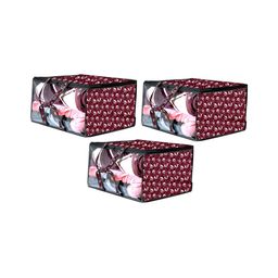 Stylista Maroon Set of 3 Water Resistant Multi-Utility Organisers-64