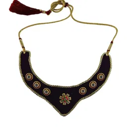 Vidhya Kangan Gold-Toned Brass Necklace-image-97