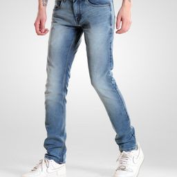 TURMS Men Mildly Distressed Heavy Fade Stretchable Jeans-image-17
