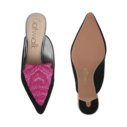 Catwalk Women Embellished Slim Heeled Mules-11