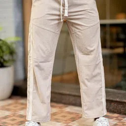 Maniac Men Loose-Fit Striped Mid Rise Track Pants-image-65