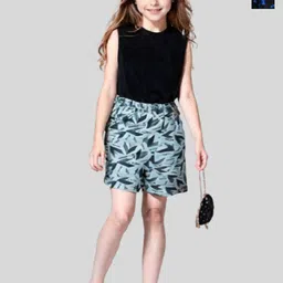 Shajiv Kids Pack Of 2 Printed Mid-Rise Regular Shorts Regular Shorts-48