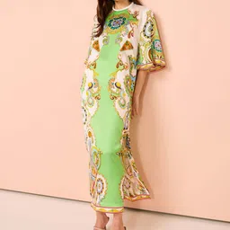 StyleCast x Revolte Women Ethnic Motifs Print Maxi Dress-image-39