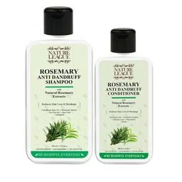 NATURE LEAGUE Set Of 2 Rosemary Anti Dandruff Shampoo & Conditioner - 300 ml Each-14