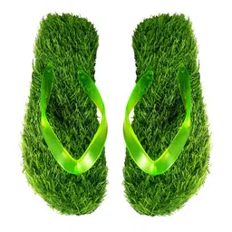 ADJ Men Green Flip Flops-25