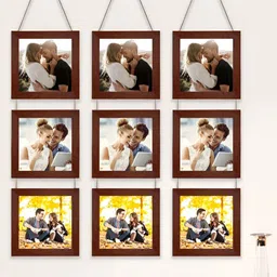 Art Street Brown 8 to 12 Pieces Wood Wall Photo Frames-image-35