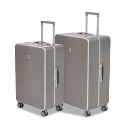 SWISS MILITARY Set Of 2 Lorenzo PC Hard-Sided Medium & Large Trolley Suitcase-image-86