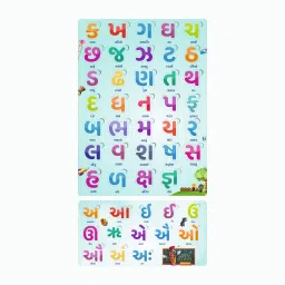 Wooden Gujarati Alphabet Kakko with Swar-Vyanjan Education Puzzles for Kids-image-39