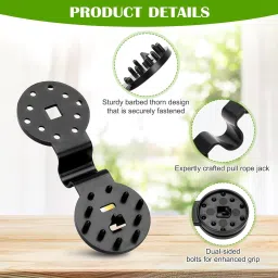 asw Removable & Reusable Heavy-Duty Shade Cloth Clips for Sun Shade Net Garden Tool Kit image 3