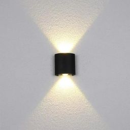 2 Way LED Indoor & Outdoor Lamp Up/Down Elevation Light Rustproof & Waterproof Aluminum Body Black (Warm White) Post Light Outdoor Lamp-19