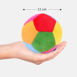webby Plush Soft Ball, Stuffed Toy for Kids with Rattle Sound- 11 cm image 3