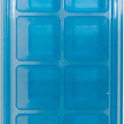 Popup Ice Tray With Lid and Silicon Base Blue Plastic Ice Cube Tray-image-63