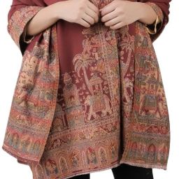 gopi textile mills Wool Printed Women, Men Shawl-image-13