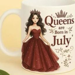 Queens Are Born In July White Printed Ceramic Coffee mug Ceramic Coffee Mug-image-20