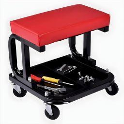 Rolling Creeper for Seat Mechanic Stool Chair for Auto Car Garage Iron Full Extension Ball Bearing Rolling Cabinet-image-42