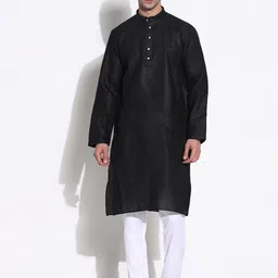 SHOWOFF Men Regular Kurta with Trousers-picture-8