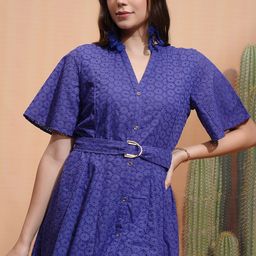 Tokyo Talkies Bell Sleeve Fit & Flare Mini Dress-image-95