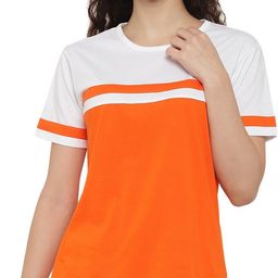 DEEPMAYRA COLLECTION Women 2 Colourblocked T-shirt-image-31