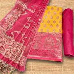 Chhabra 555 Ethnic Motifs Printed Woven Design Unstitch Dress Material-image-79