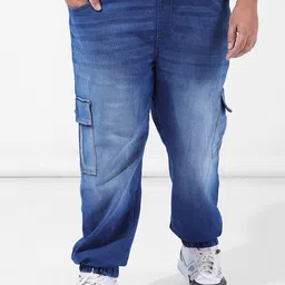 Hardsoda by The Indian Garage Co Men Regular Fit Mid-Rise Heavy Fade Stretchable Jeans-image-67