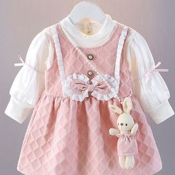 StyleCast Girls Self Design A-Line Dress-image-18