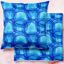 ArtzFolio Multicoloured Set of 2 Square Cushion Covers-19