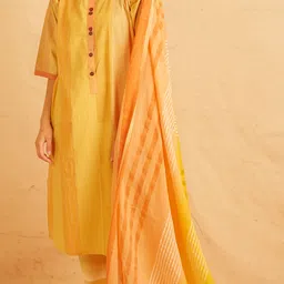 Banana Labs Striped Cotton Dupatta image 2