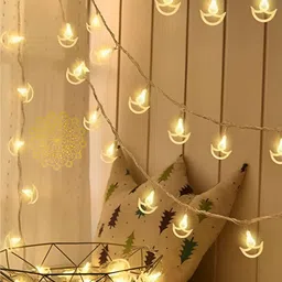 XERGY Yellow Diya Rice Shape String Lights image 5